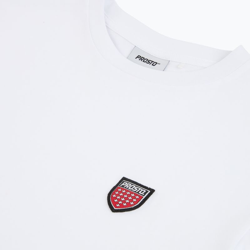 Pánské tričko na lezení PROSTO Small Shield white 3