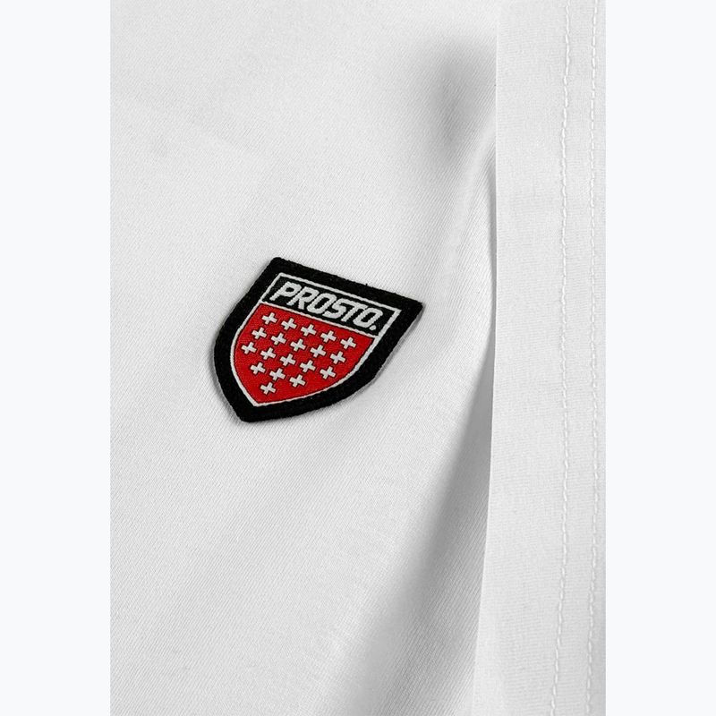 Pánské tričko na lezení PROSTO Small Shield white 3