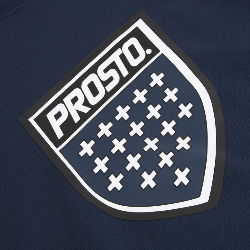Pánská mikina PROSTO Big Shield Crewneck navy 3