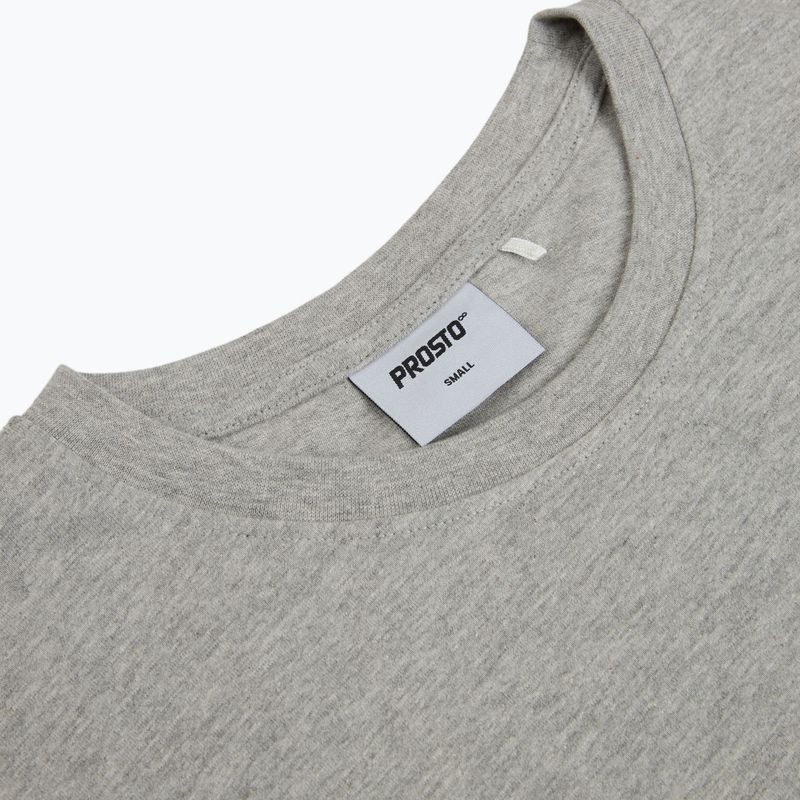 Pánské tričko na lezení PROSTO Big Log grey/melange 3