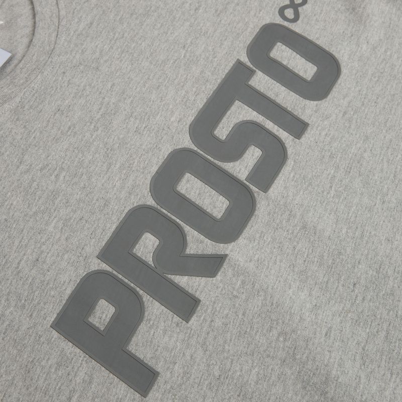Pánské tričko na lezení PROSTO Big Log grey/melange 4