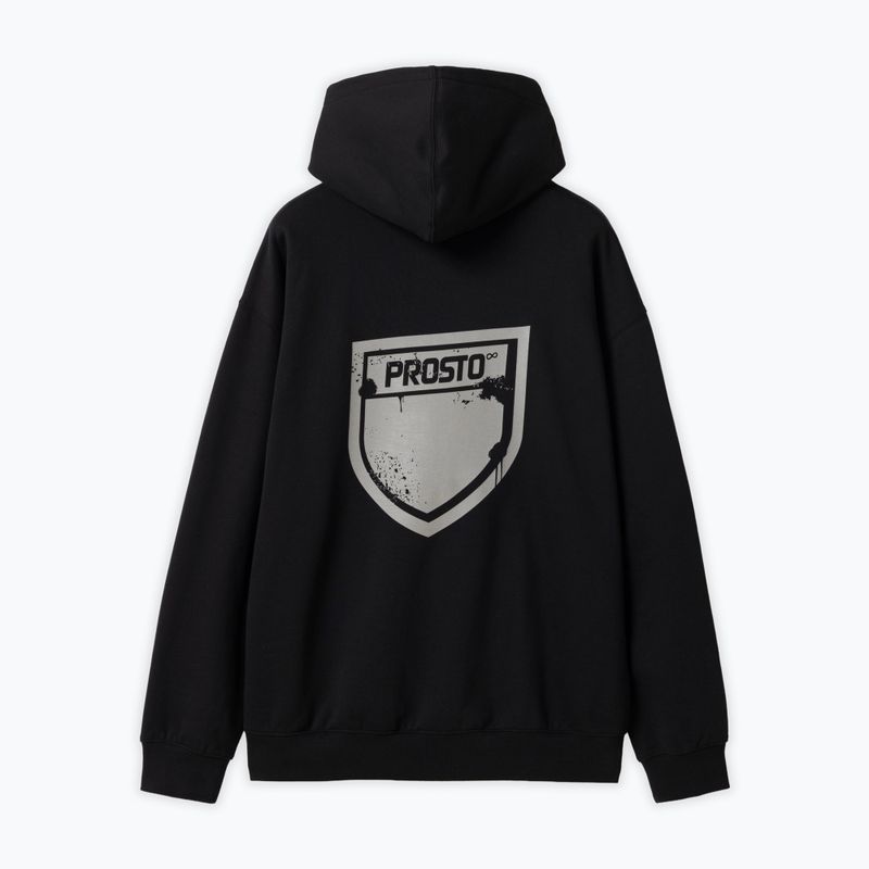 Pánská mikina PROSTO Hoodie Splash Shield black 2
