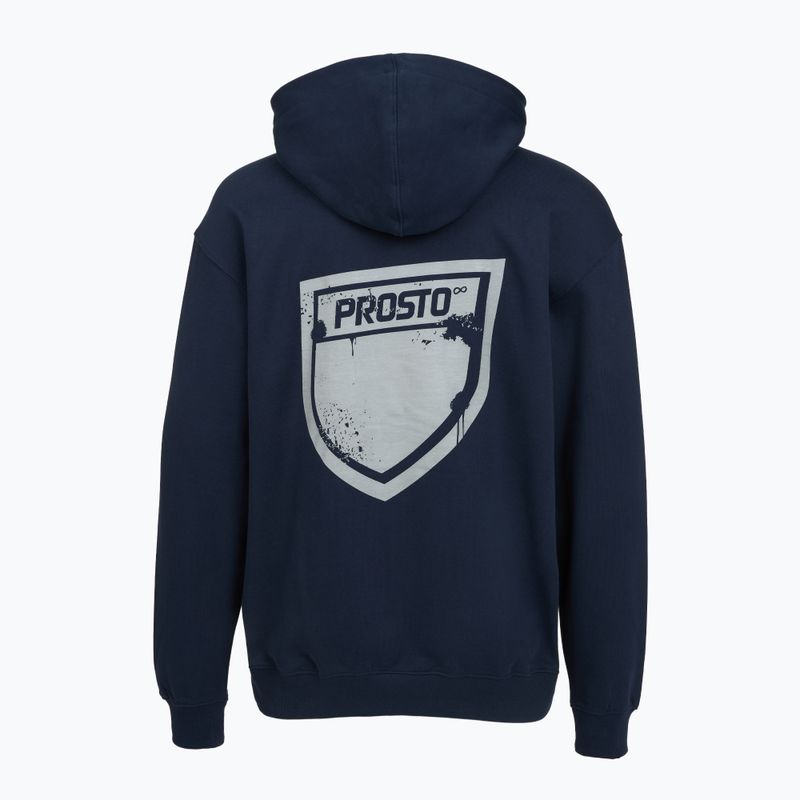 Pánská mikina PROSTO Hoodie Splash Shield navy blue 2