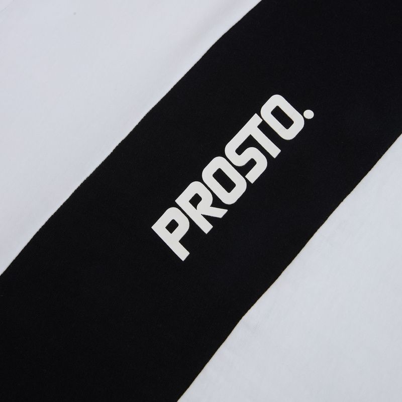 Pánské tričko na lezení PROSTO Root white/black 4
