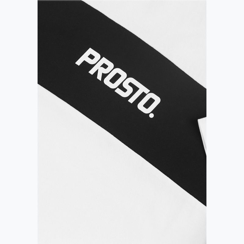 Pánské tričko na lezení PROSTO Root white/black 3