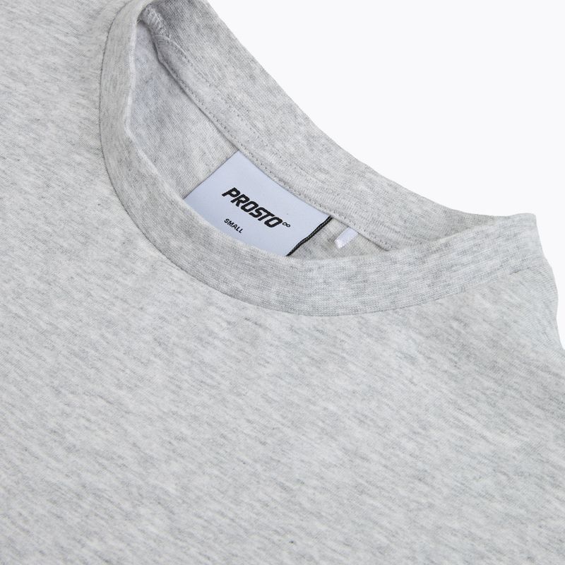 Pánské tričko na lezení PROSTO Base grey/melange 3