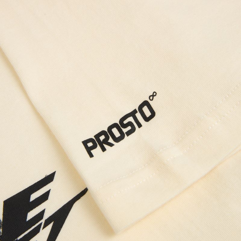Pánské tričko na lezení PROSTO Bark off white 4