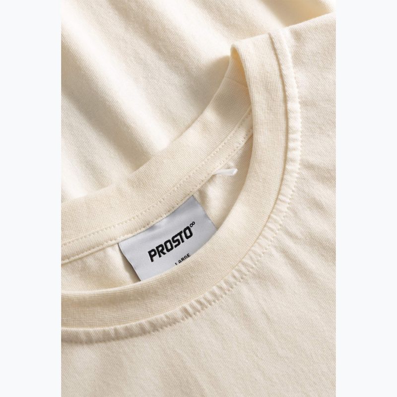 Pánské tričko na lezení PROSTO Bark off white 4