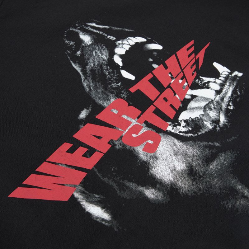Pánská mikina PROSTO Hoodie Bark black 3
