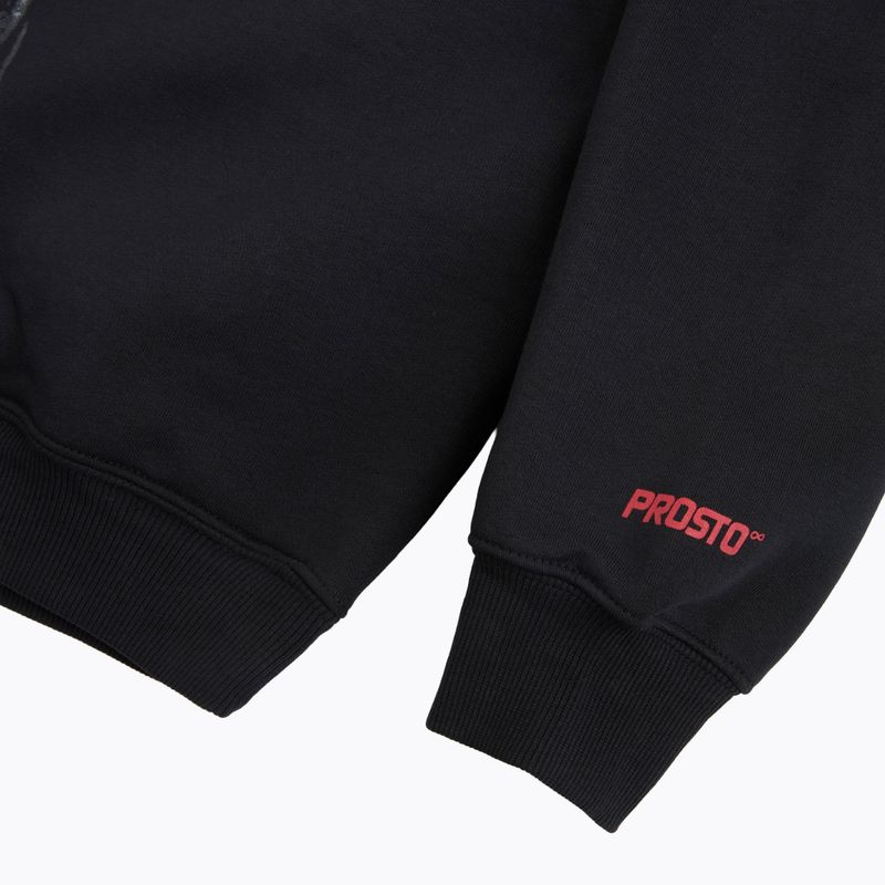 Pánská mikina PROSTO Hoodie Bark black 4