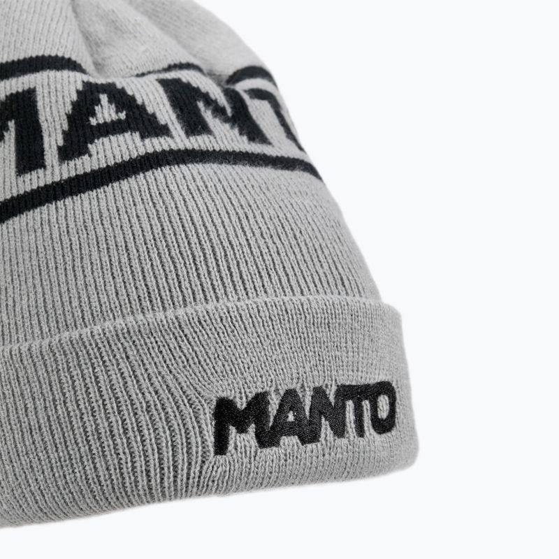 Pánská zimní čepice MANTO Prime 21 šedá MNC469_MEL_9UN 3