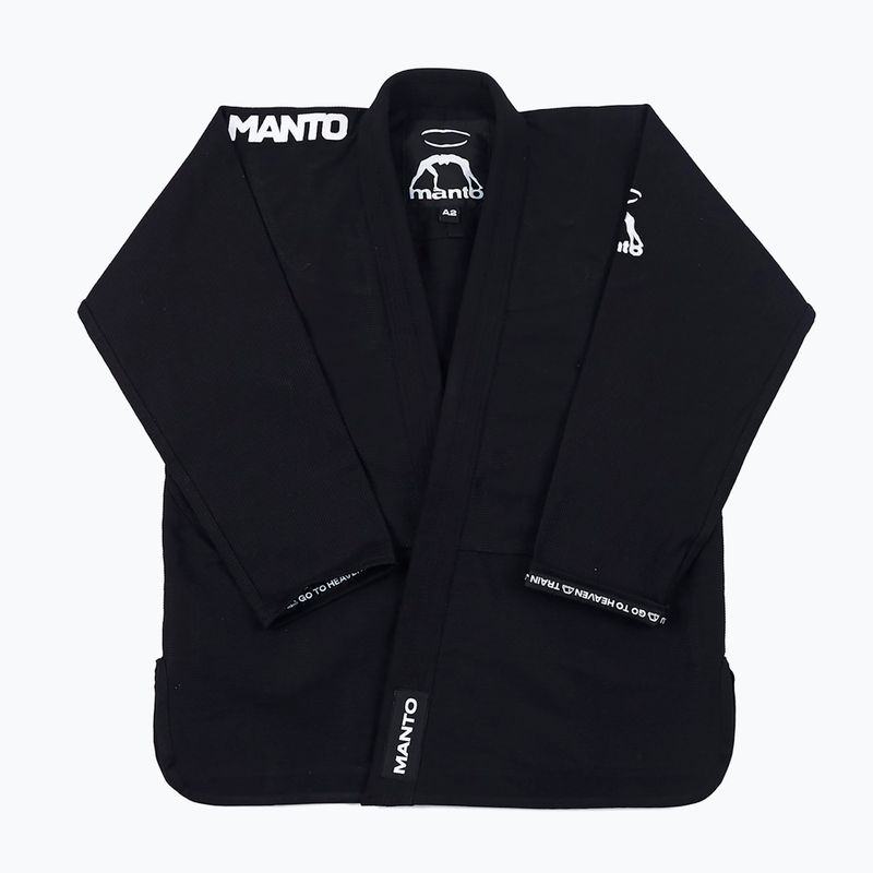 GI pro pánské brazilské jiu-jitsu MANTO Heaven black MNG976_BLK