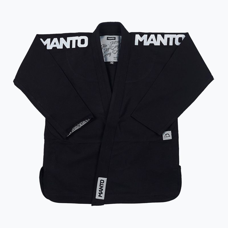 GI pro brazilské jiu-jitsu pánské MANTO X4 black MNG978_BLK_A1 2
