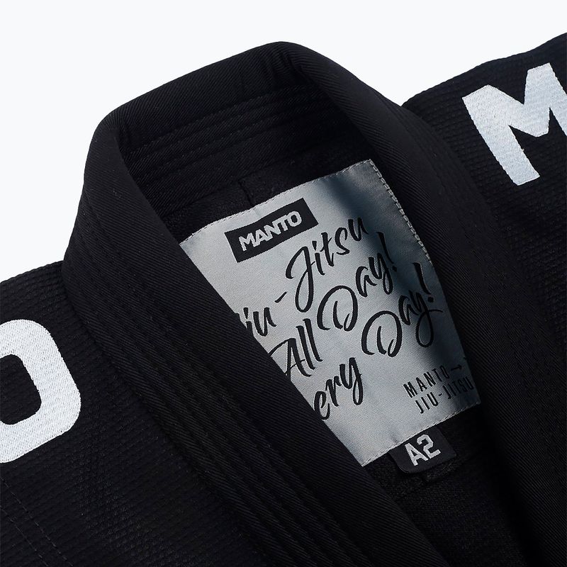 GI pro brazilské jiu-jitsu pánské MANTO X4 black MNG978_BLK_A1 4