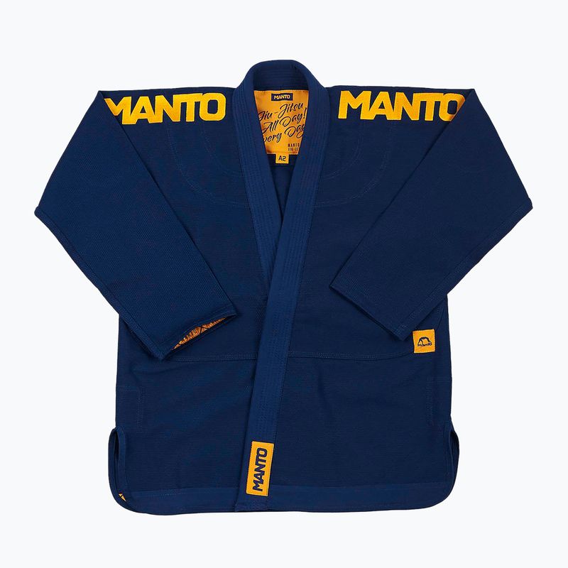 GI pro brazilské jiu-jitsu pánské MANTO X4 navy blue MNG978_NAV_A1 2