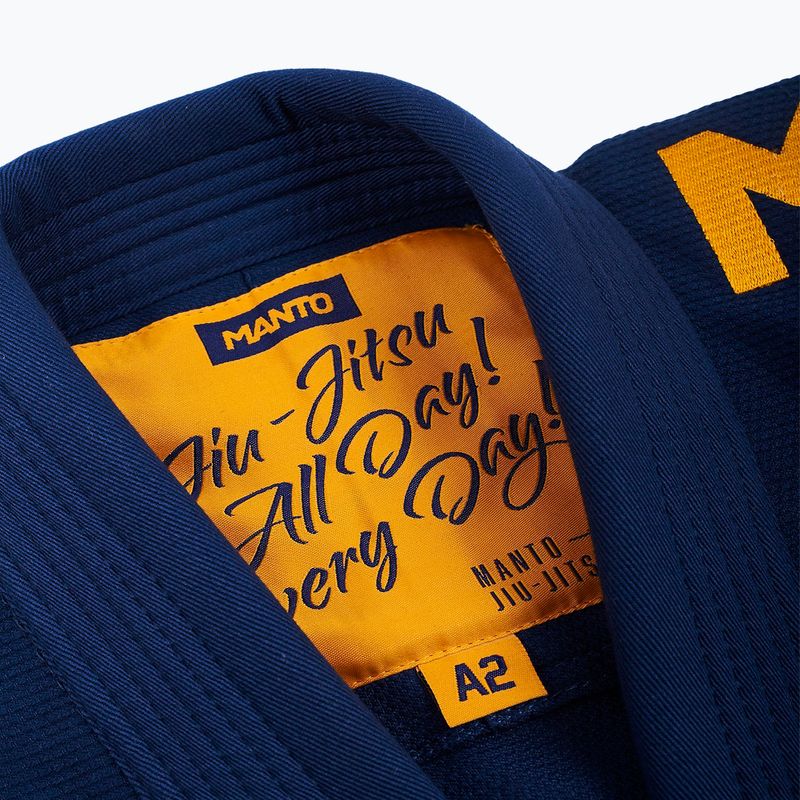 GI pro brazilské jiu-jitsu pánské MANTO X4 navy blue MNG978_NAV_A1 5
