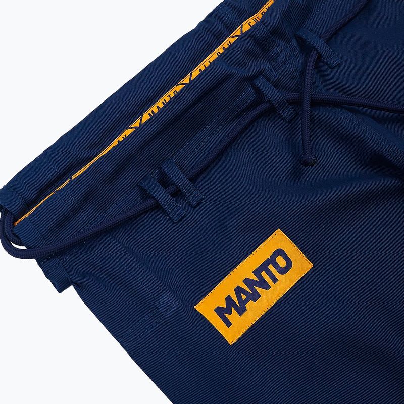 GI pro brazilské jiu-jitsu pánské MANTO X4 navy blue MNG978_NAV_A1 7