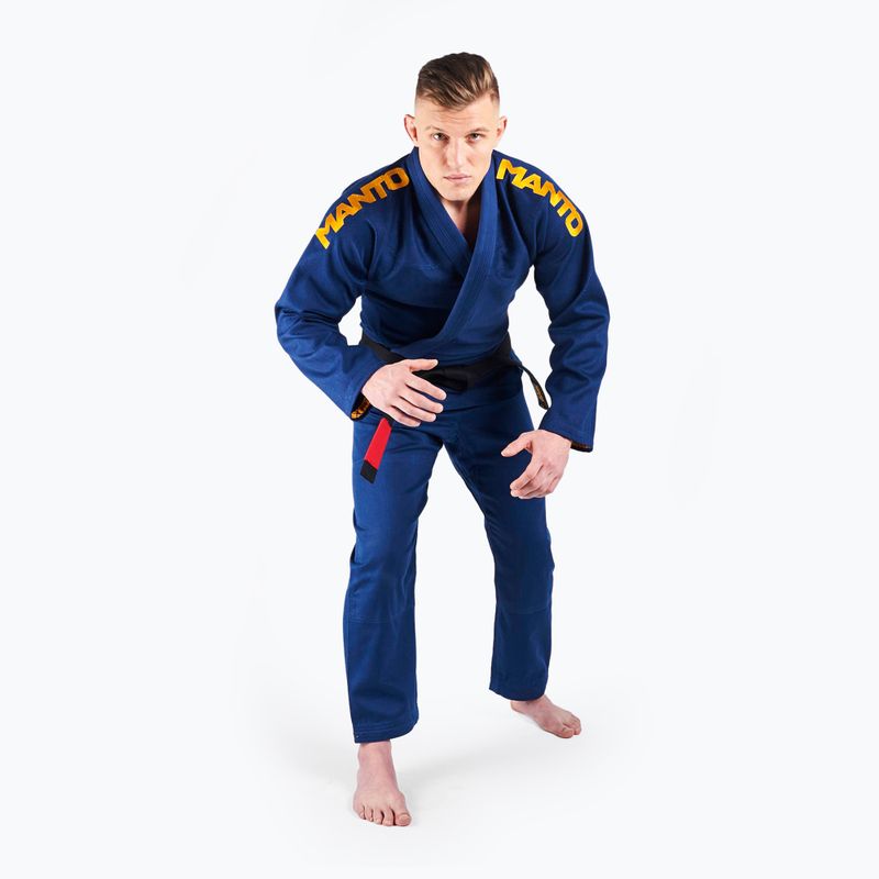 GI pro brazilské jiu-jitsu pánské MANTO X4 navy blue MNG978_NAV_A1 8