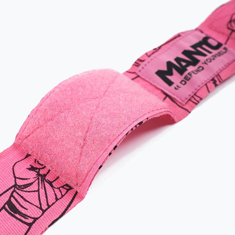 Růžové boxerské bandáže MANTO Punch MNA884_PIN_9UN 3