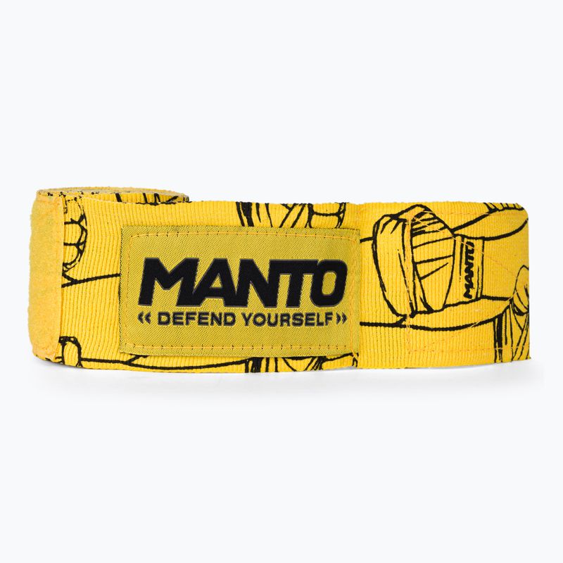 Boxerské obvazy MANTO Punch žluté MNA884_YEL_9UN 3