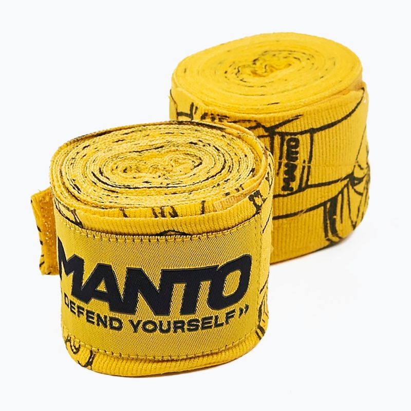Boxerské obvazy MANTO Punch žluté MNA884_YEL_9UN 4