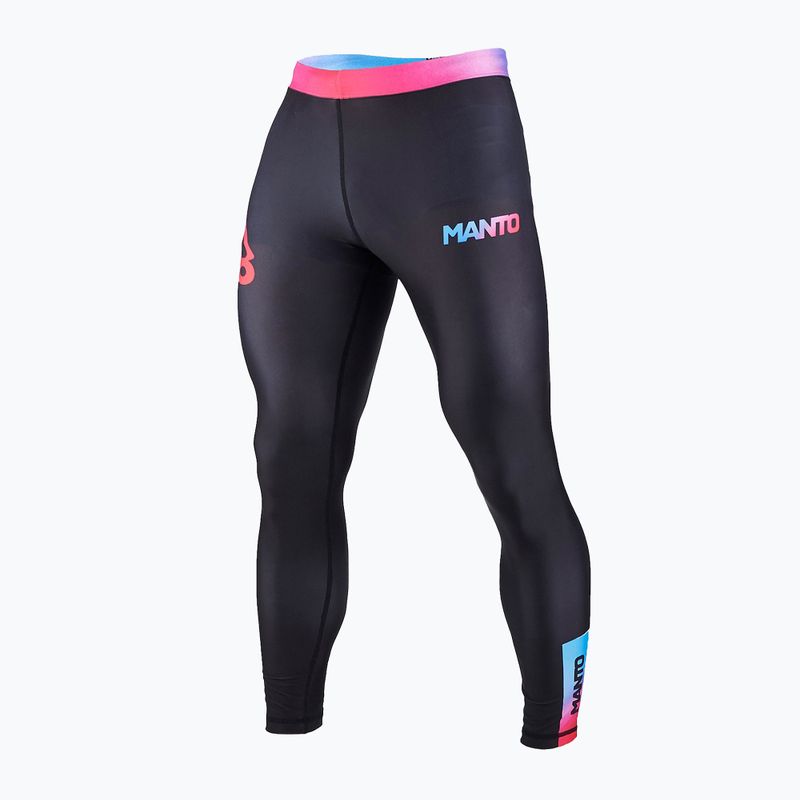 Pánské legíny MANTO Miami black MNS531_BLK_2S