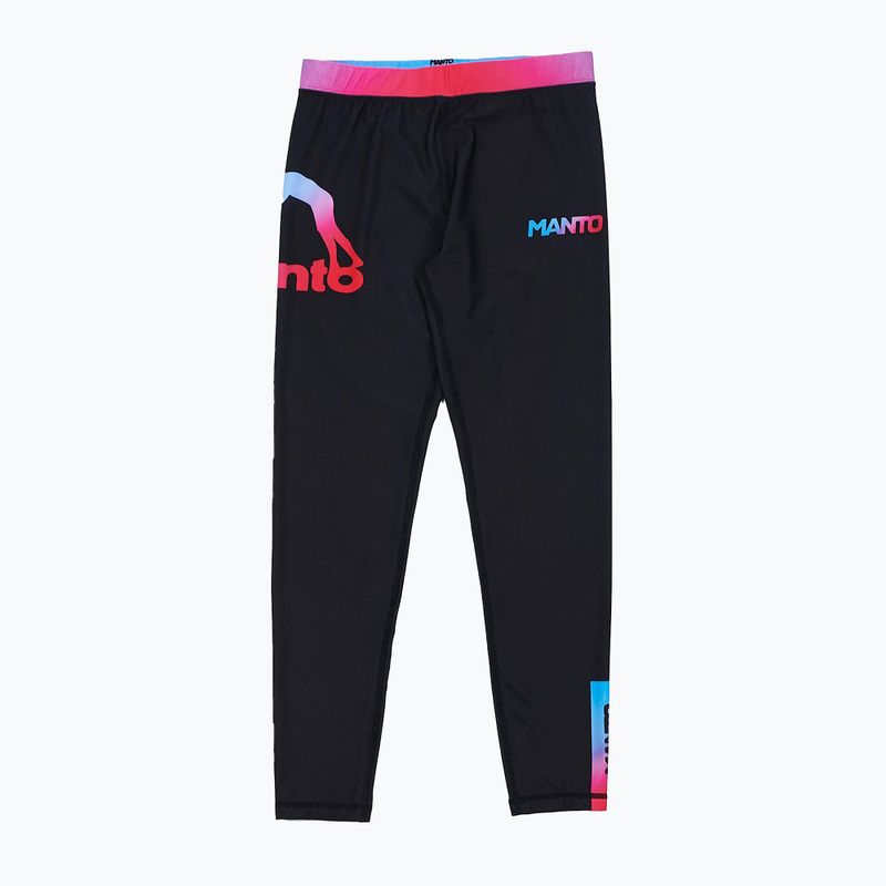 Pánské legíny MANTO Miami black MNS531_BLK_2S 2