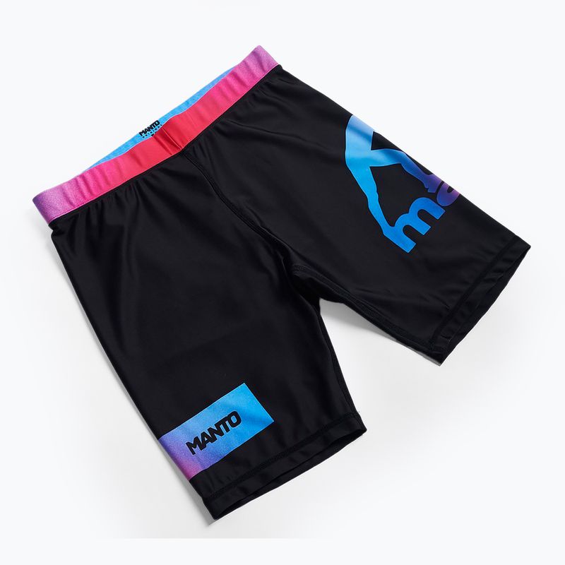 Pánské tréninkové šortky MANTO Miami černé MNS532 4