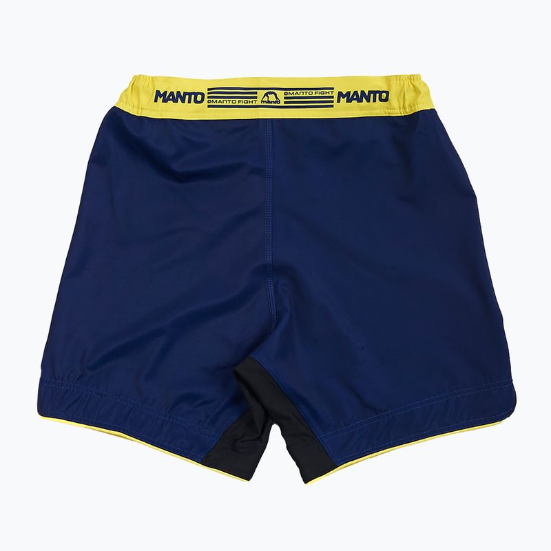 Pánské tréninkové šortky MANTO Stripe 2.0 navy blue MNS002_NAV_2S 2