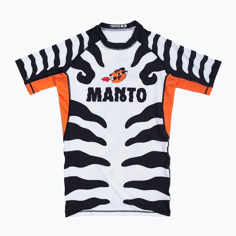 MANTO pánský Rashguard Tigre white MNR849_WHT_2S 3