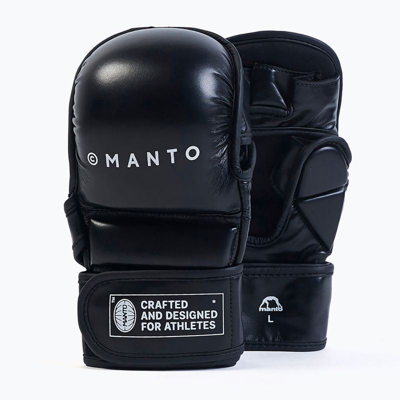 Rukavice MMA MANTO Impact Sparring black 2
