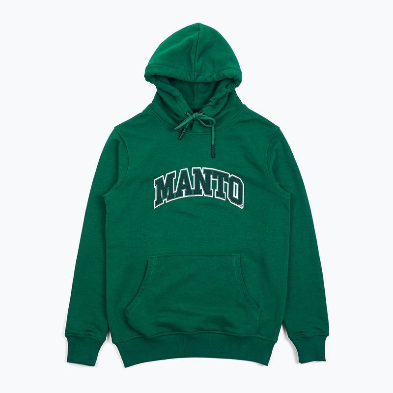 Pánská mikina MANTO Varsity zelená MNH479_GRE
