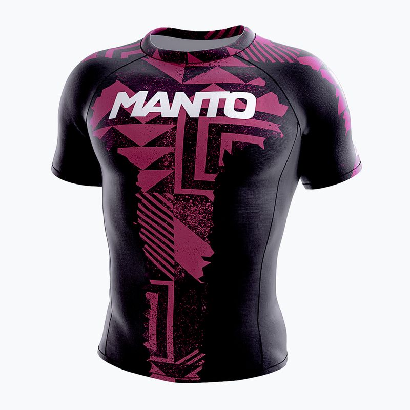 Pánský chránič Manto Fragments Rashguard black-red MNR867