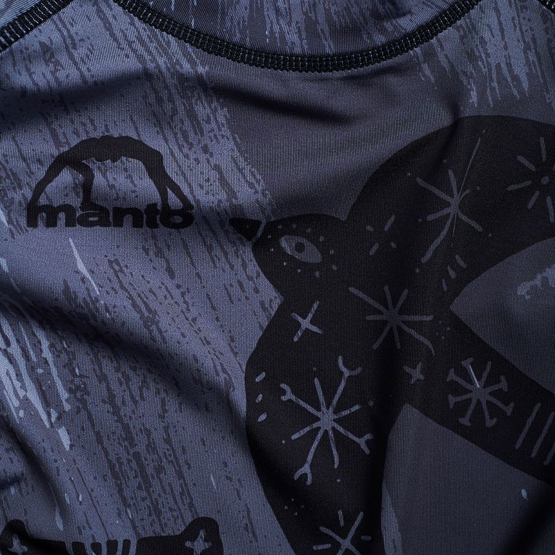 Pánský rashguard Manto Livings SS šedá MNR872 5
