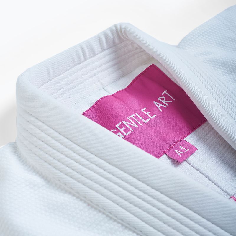 GI pro brazilské jiu-jitsu pánská kukla MANTO Balaclava white MNG982_WHT/PIN 4