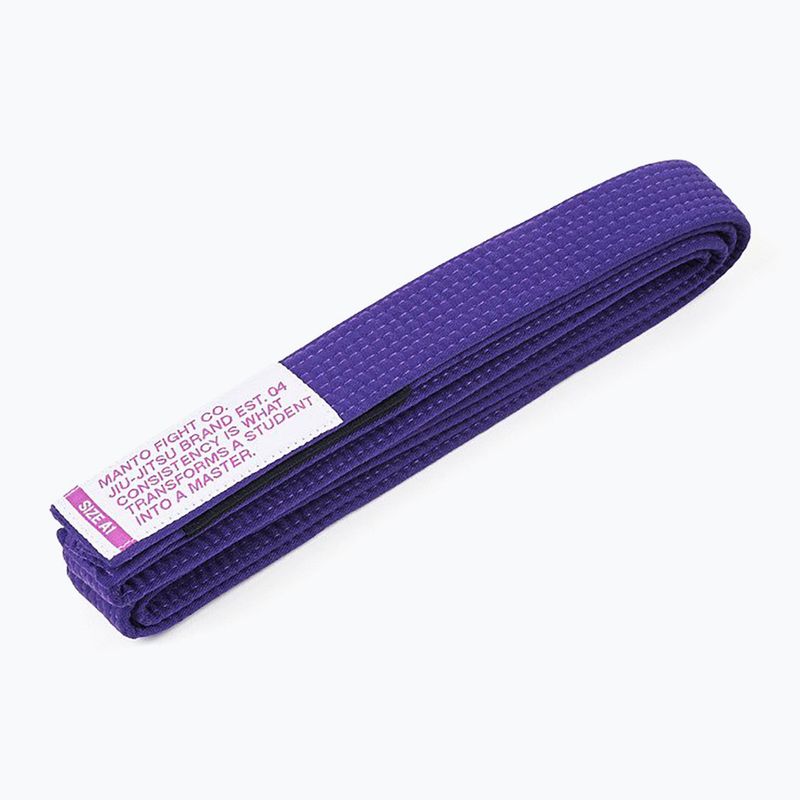 Pásek BJJ MANTO BJJ Motto purple