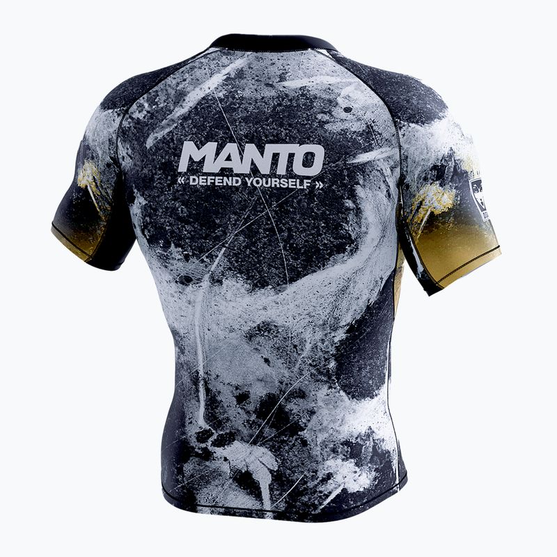 MANTO pánský Rashguard Disobey navy blue MNR878_BLK 2