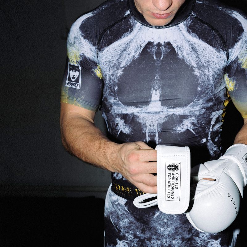 MANTO pánský Rashguard Disobey navy blue MNR878_BLK 8