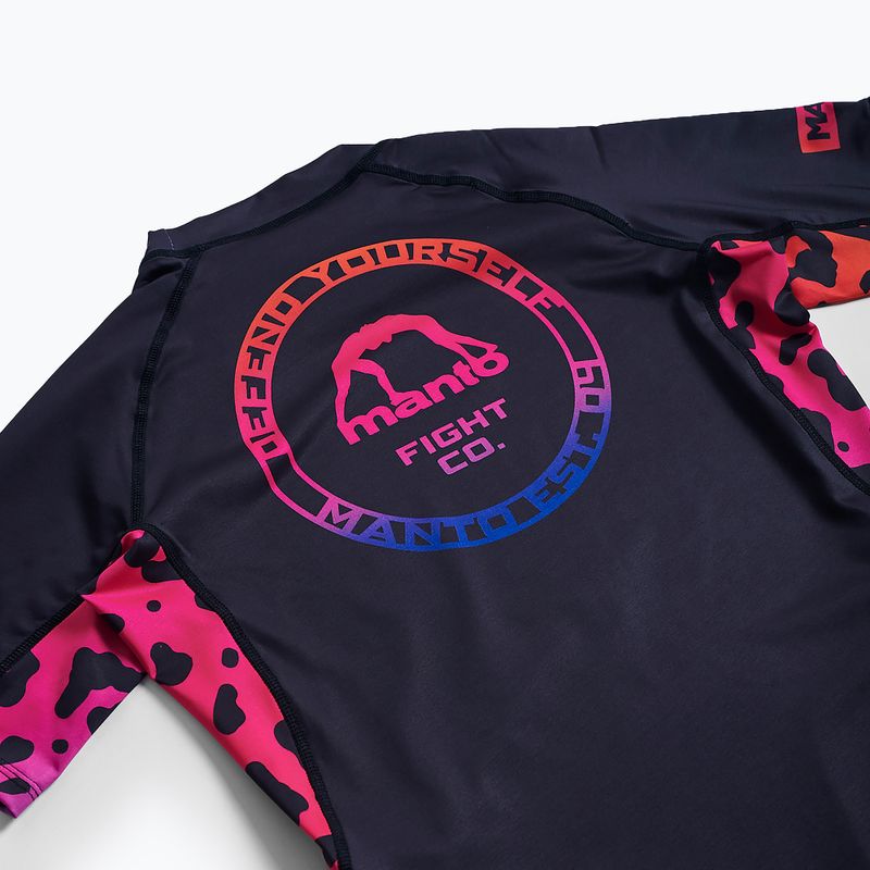 MANTO pánský Rashguard Leopard black MNR882 5