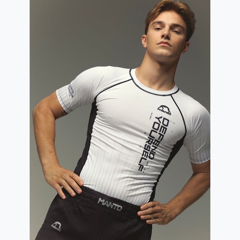 Rashguard pánský  MANTO Ranked white 7
