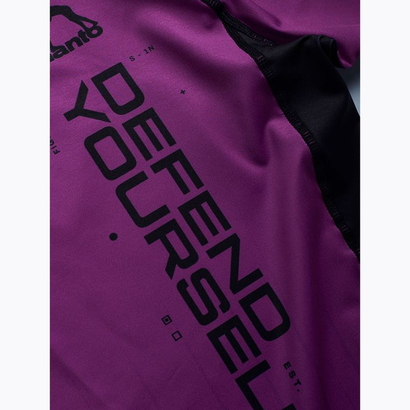 Rashguard pánský  MANTO Ranked purple 3