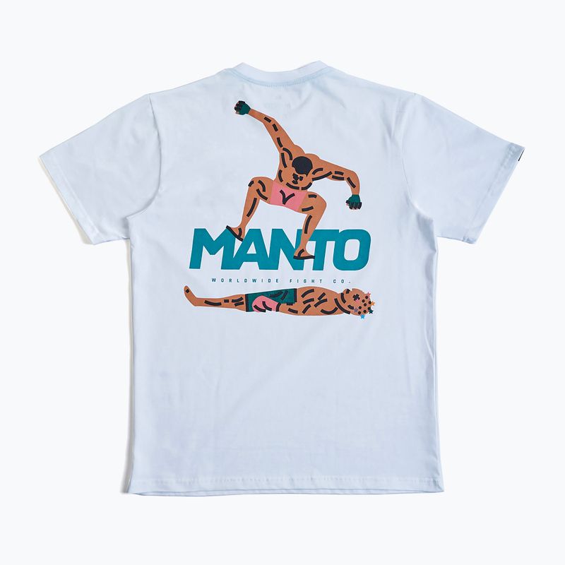 MANTO pánské tričko Stomp white 2