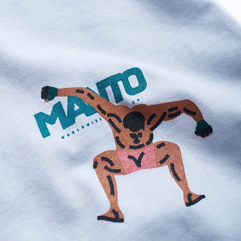 MANTO pánské tričko Stomp white 3