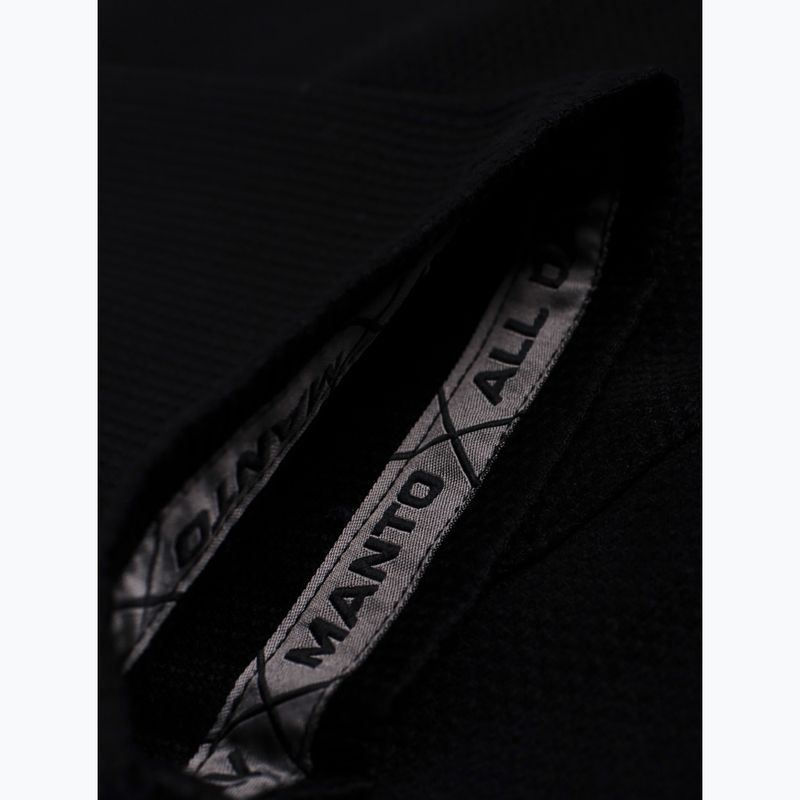 Kimono pro BJJ męskie MANTO X5 BJJ Blackout black 9