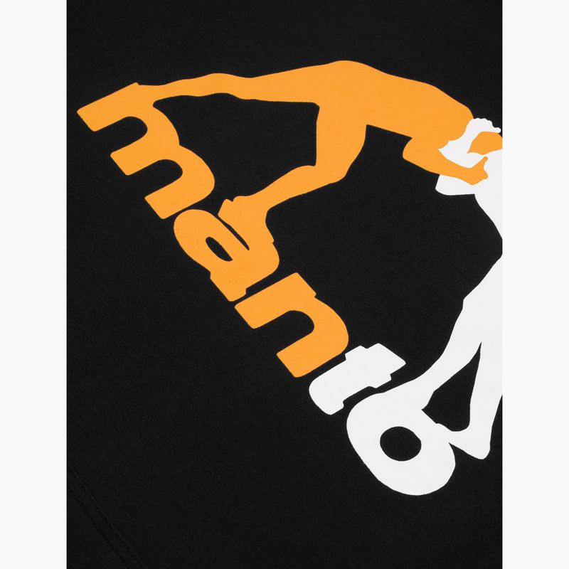 Pánská mikina MANTO Logo Hoody black 3