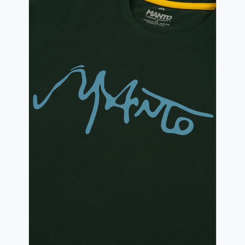 Pánské tričko MANTO Ink pine green 3