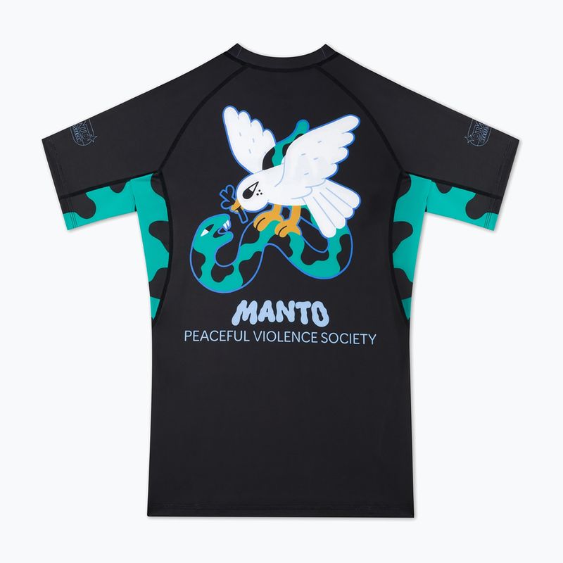 Pánský rashguard MANTO Dove black 5