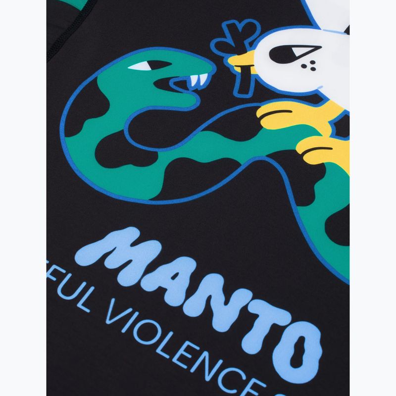 Pánský rashguard MANTO Dove black 6