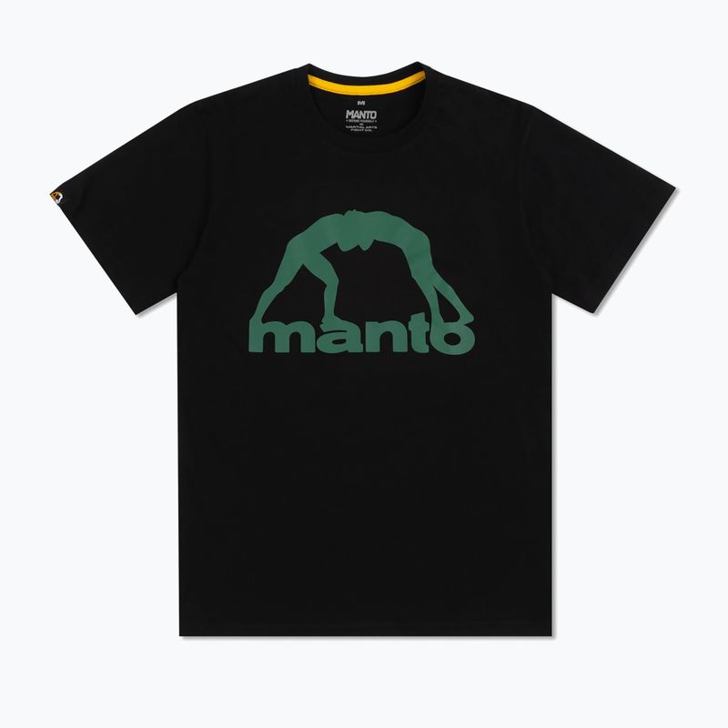 Pánské tričko MANTO Vibe 25 black/green