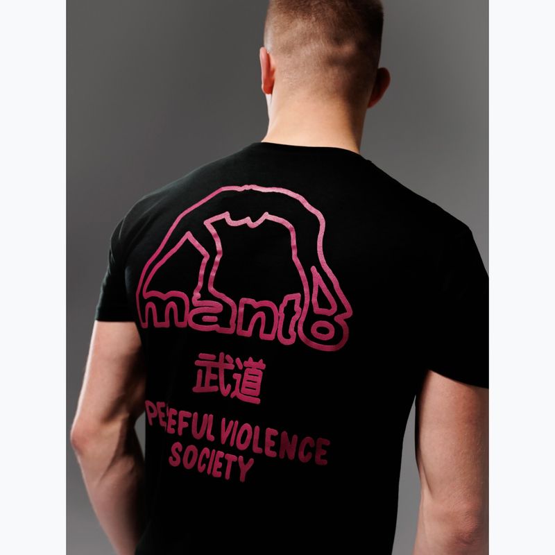 Pánské tričko MANTO Society 25 black onyx 5